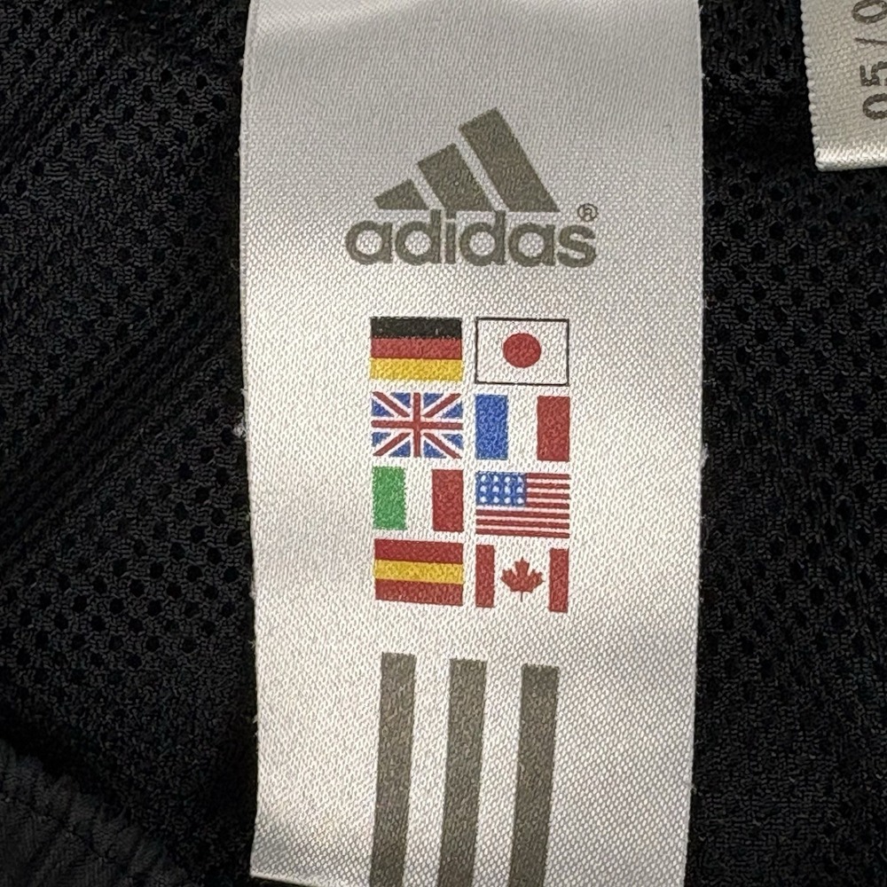 Adidas Pants Men's Large Black Track Athletic Pockets Running Y2K Ankle Zip - Picture 3 of 10